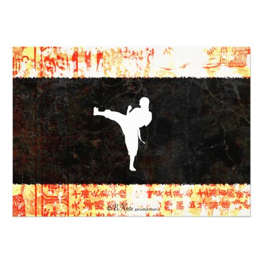 Karate Party Invitation