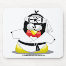 Karate Penguin Mouse Mats