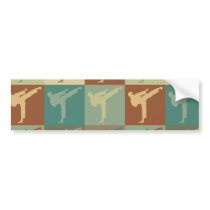 Karate Pop Art bumper stickers by 1000suns Karate Pop Art bumper stickers