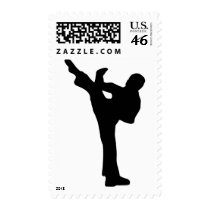 Karate Postage Stamps