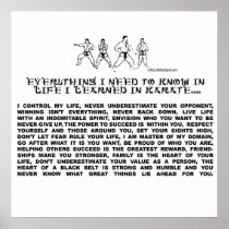 KARATE POSTER