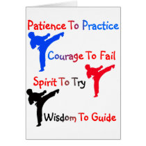 Karate Practice cards