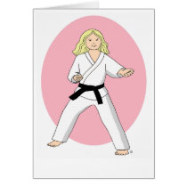 Karate Princess Card