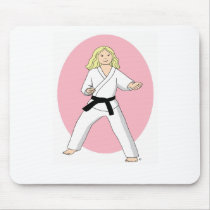 Karate Princess Mouse Mats