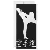Karate rack cards