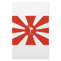 Karate Rays Custom Stationery