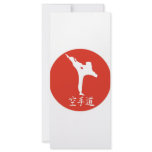 Karate Rising Sun Rack Card