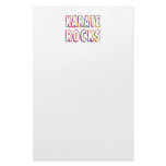 Karate Rocks Stationery