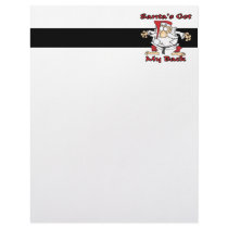 karate santas got my back funny cartoon custom letterhead