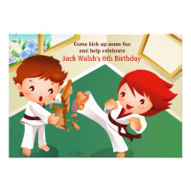 Karate Tots Invitation