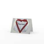 Karate Valentine cards