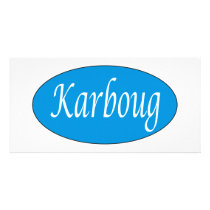 Karboug Custom Photo Card
