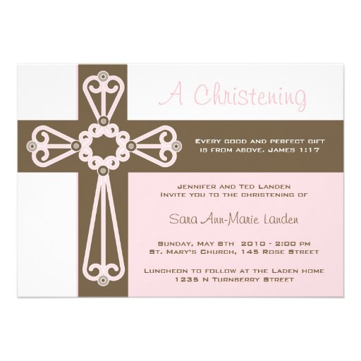 Karen_Girl Christening  Invitation