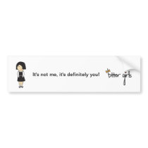 Kari Bitter Girls Bumper Sticker bumper stickers