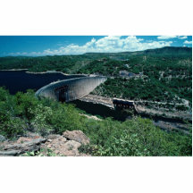 Kariba hydro-electric scheme, from Zimbabwe side Acrylic Cut Outs
