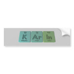 Karin as Potassium Argon Indium Bumper Sticker