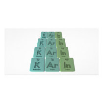 Karin as Potassium Argon Indium Photo Card