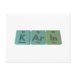 Karin as Potassium Argon Indium Postcard