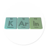 Karin as Potassium Argon Indium stickers