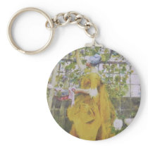 Karin Larsson in the Grape Arbor Key Chains