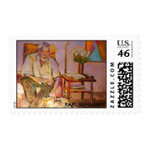 KARL BENJAMIN POSTAGE STAMP by dubgroove KARL BENJAMIN POSTAGE STAMP