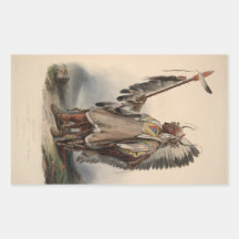Karl Bodmer - A Mandan chief Rectangular Stickers