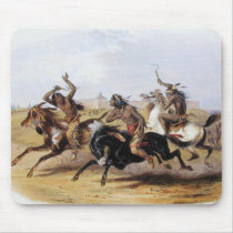 Karl Bodmer - Horse Racing of the Sioux mousepads by MasterpieceArt Karl Bodmer - Horse Racing of the Sioux mousepads