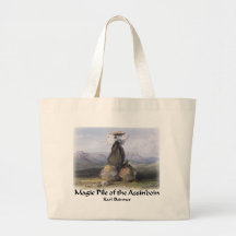 Karl Bodmer - Magic Pile of Assinboin Indians Tote Bag