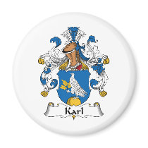 Karl Family Crest magnets by coatsofarms Karl Family Crest magnets