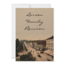 Karl Johans Gade and Slottet, Oslo, Norway Invitations