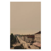 Karl Johans Gade and Slottet, Oslo, Norway Customized Stationery