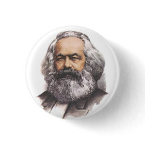 Karl Marx Button