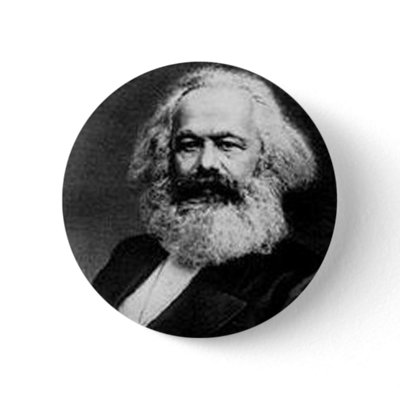 Karl Marx Buttons by exileguy
