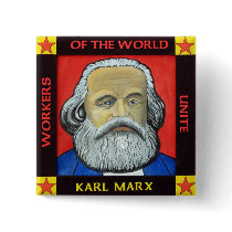 Karl MARX button badge