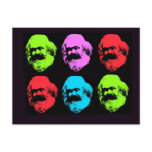 Karl Marx Collage Postcards