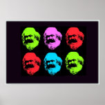 Karl Marx Collage Print