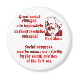 Karl Marx on Women magnets