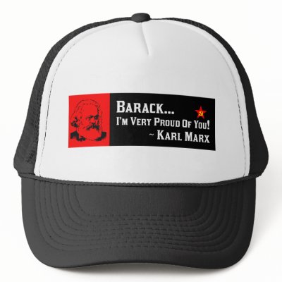 Karl Marx: Proud Of Barack! Trucker Hat by xuberalles