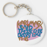 Karl Marx said there'd be days like this Keychain