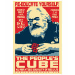 Karl Marx - The People's Cube: OHP Ladies Top Tshirt