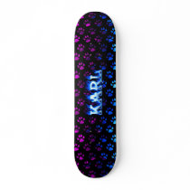 Karl skateboard blue fire and flames design. by skatersollie Karl skateboard blue fire and flames design.