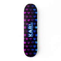 Karl skateboard blue fire and flames design. by skatersollie Karl skateboard blue fire and flames design.