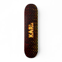 Karl skateboard fire and flames design. by skatersollie Karl skateboard fire and flames design.