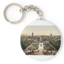 Karlsruhe, general view, Baden, Germany magnificen Keychain