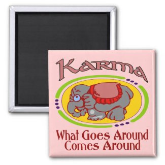 Karma Elephant magnet