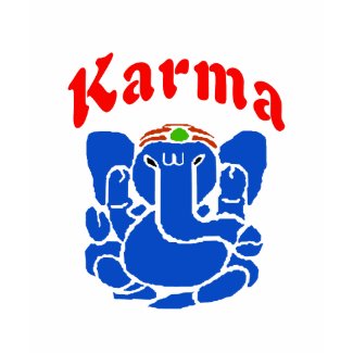 Karma Elephant, namaste, shirt
