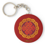 Karma ... Endless Knot or Eternal Knot keychains