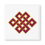 Karma ... Endless Knot or Eternal Knot Fridge Magnets