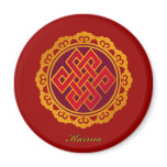 Karma ... Endless Knot or Eternal Knot Magnet