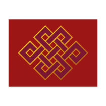 Karma ... Endless Knot or Eternal Knot Post Card